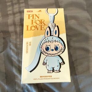 NIB Authentic Pop Mart Labubu Pin for Love Vinyl Plush Pendant - E (verified)